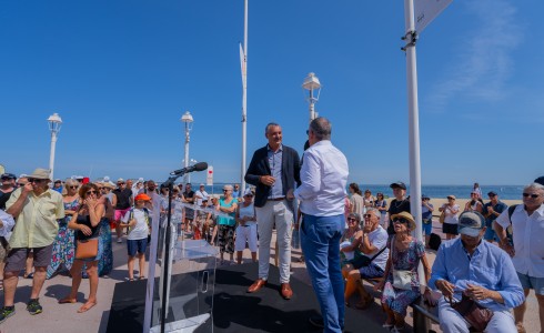 Inauguration du Front de Mer...